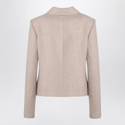 the garment Mille beige double-breasted jacket