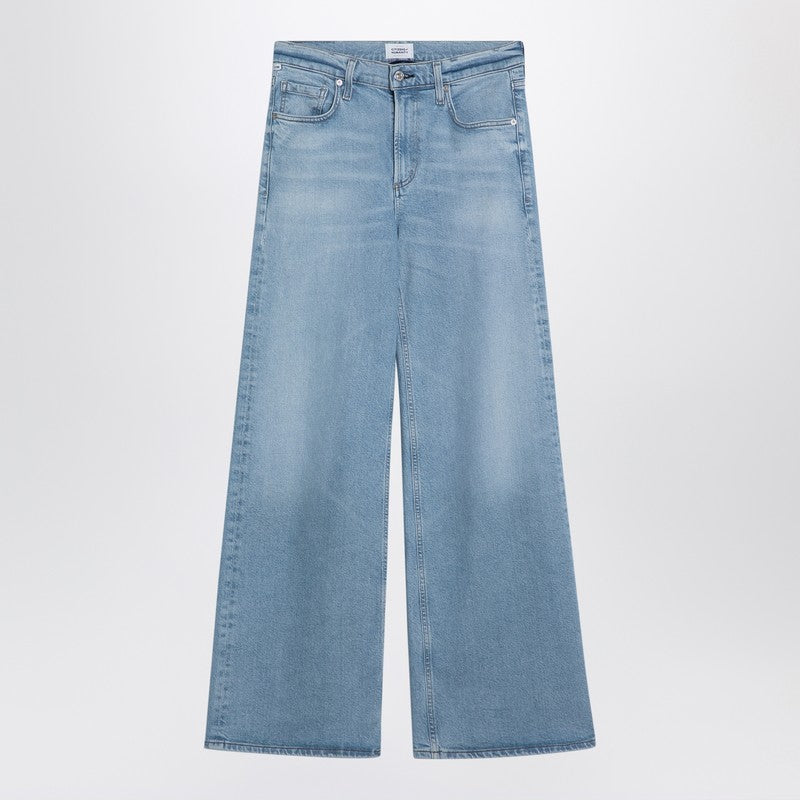 Citizens of Humanity Light blue washed jeans wide leg