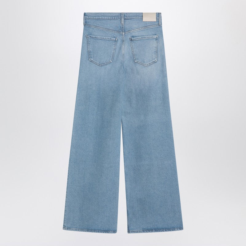Citizens of Humanity Light blue washed jeans wide leg