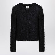 Recycled Wool Blend Black Vienna Jacket