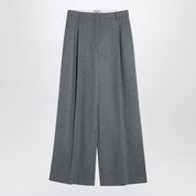 Mille grey over trousers in wool blend