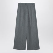 Mille grey over trousers in wool blend
