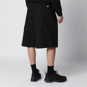 C.P. Company Black cotton bermuda shorts