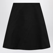 Black Kelly skirt — cotton‑blend with recycled fabric