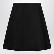Black Kelly skirt — cotton‑blend with recycled fabric