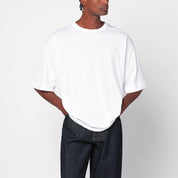 Dries Van Noten Oversized white cotton T-shirt