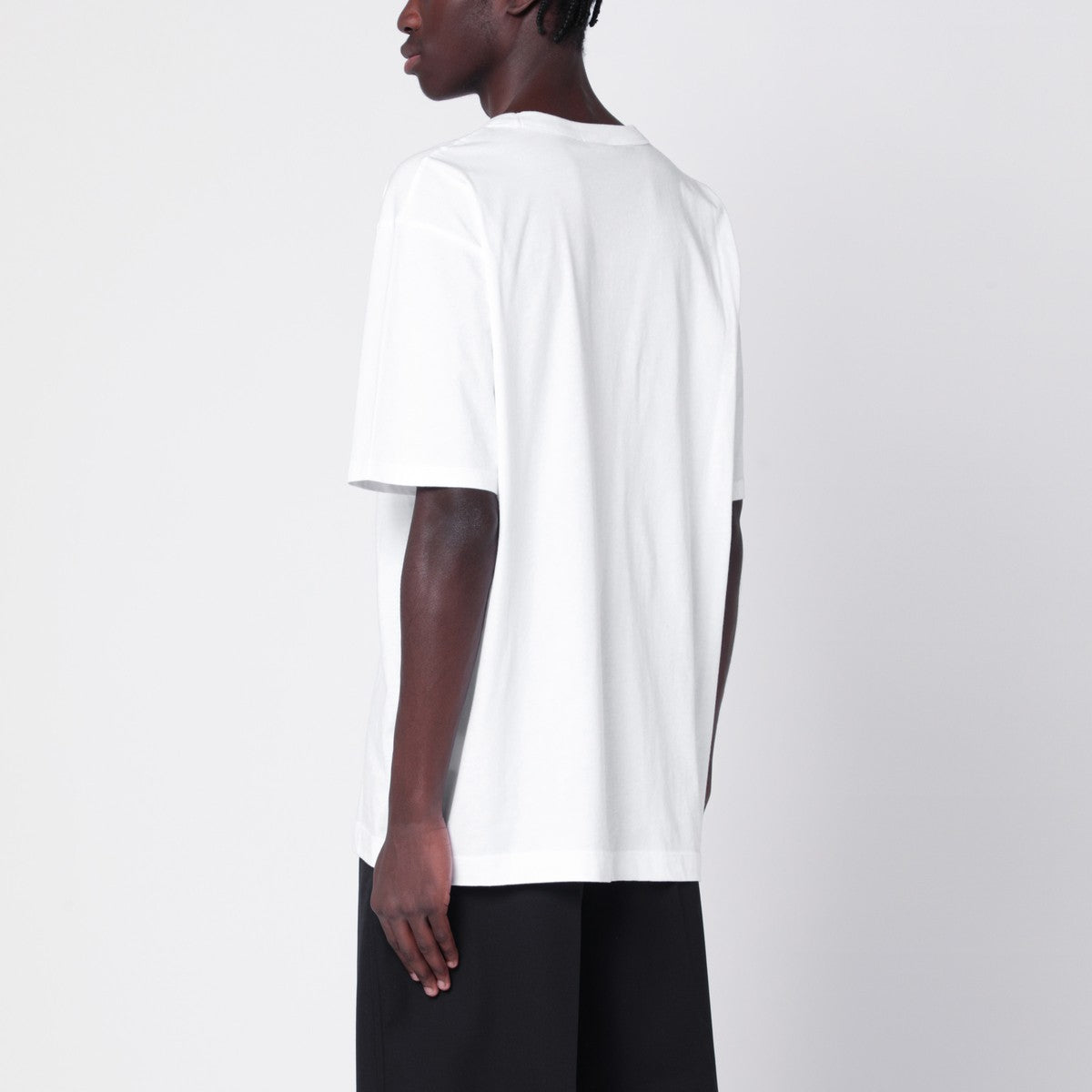T-shirt oversize en coton blanc Dries Van Noten