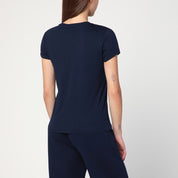 Polo Ralph Lauren Navy Blue Cotton T‑Shirt with Logo