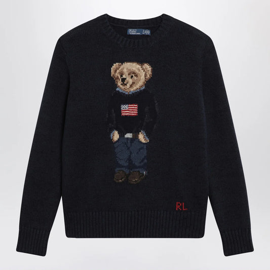Polo Ralph Lauren Navy blue Polo Bear sweater
