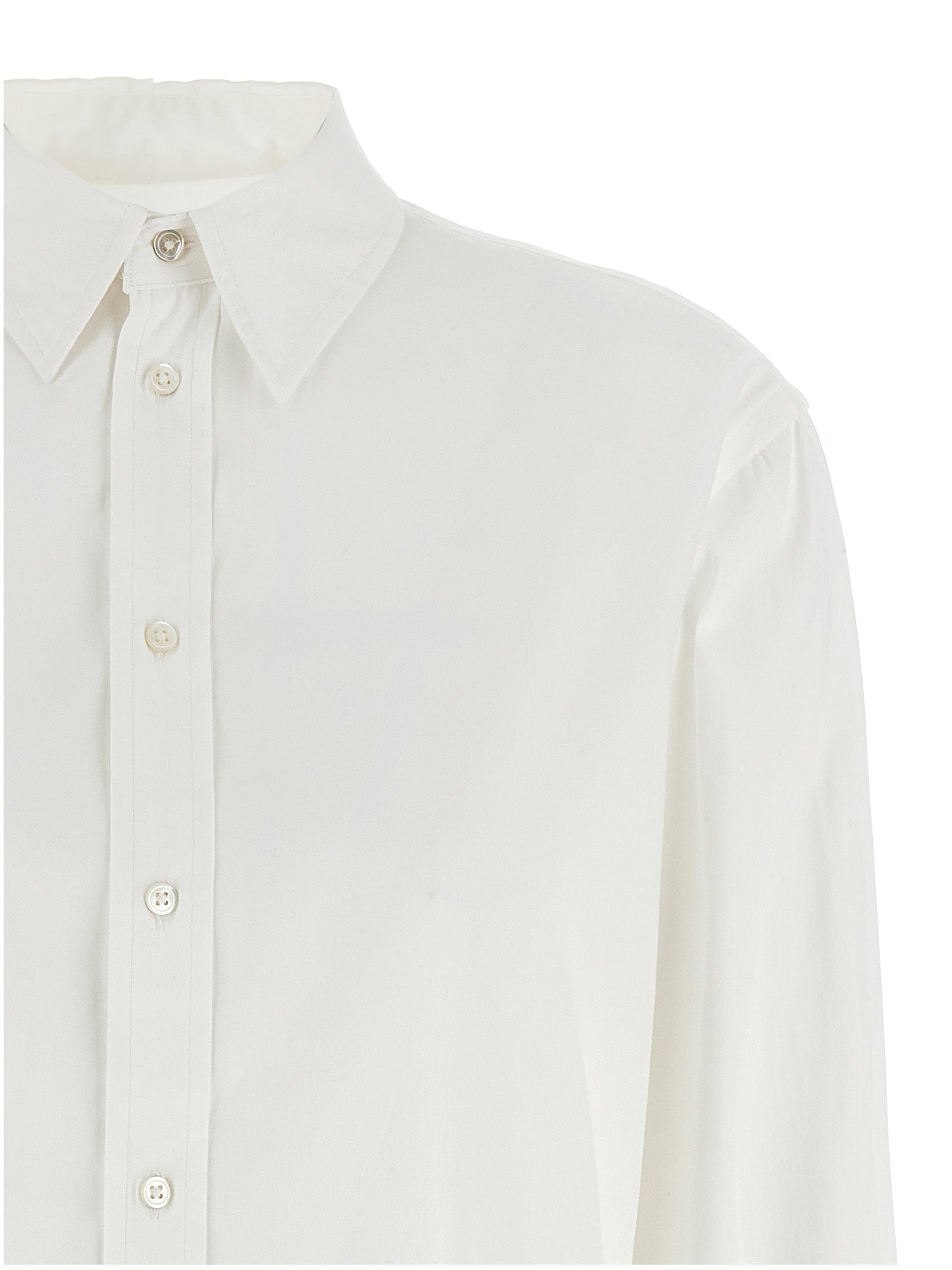 Polo Ralph Lauren Embroidered Cuffs Shirt — Women’s White