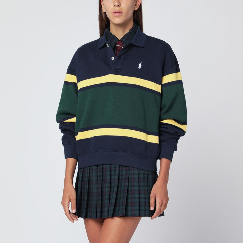Polo Ralph Lauren long-sleeved striped polo shirt