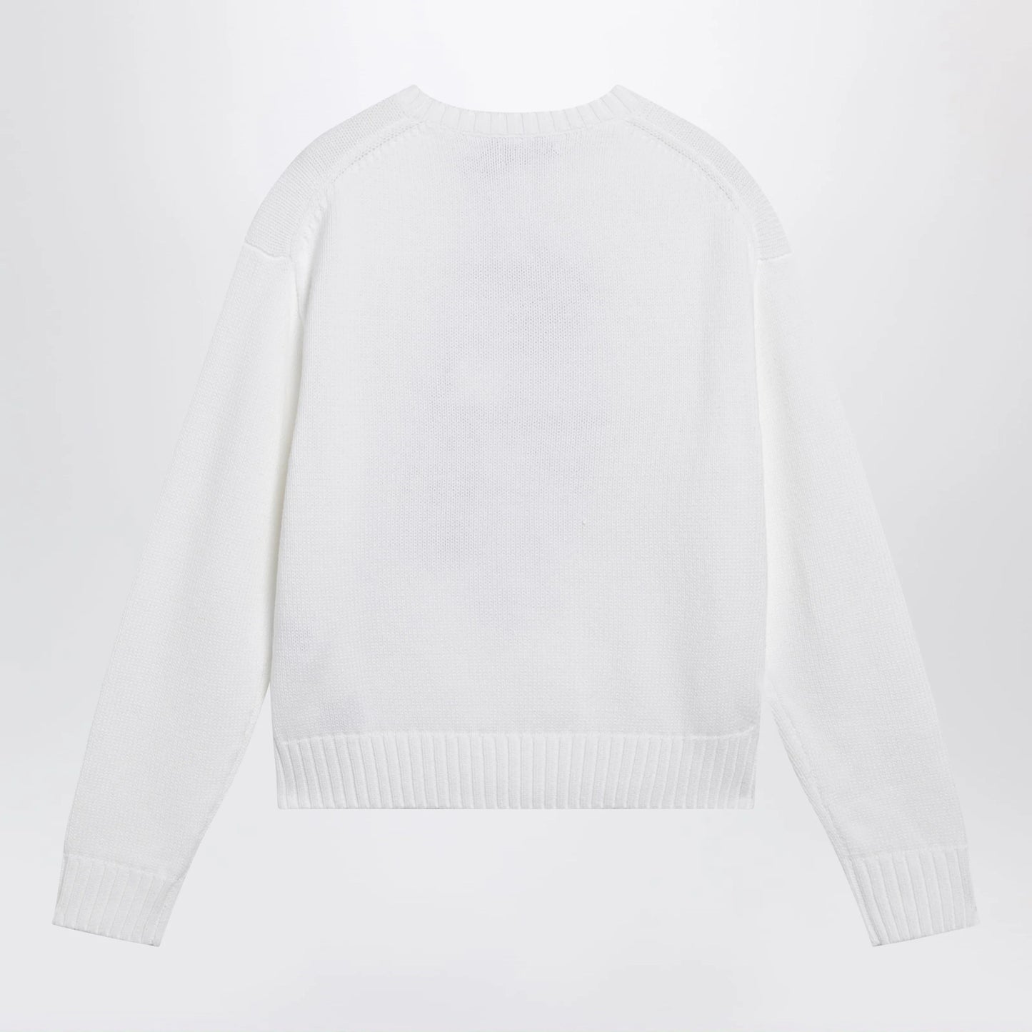 Polo Ralph Lauren White cotton Polo Bear sweater