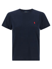 Polo Ralph Lauren Logo Embroidery T-shirt — Women’s Topwear