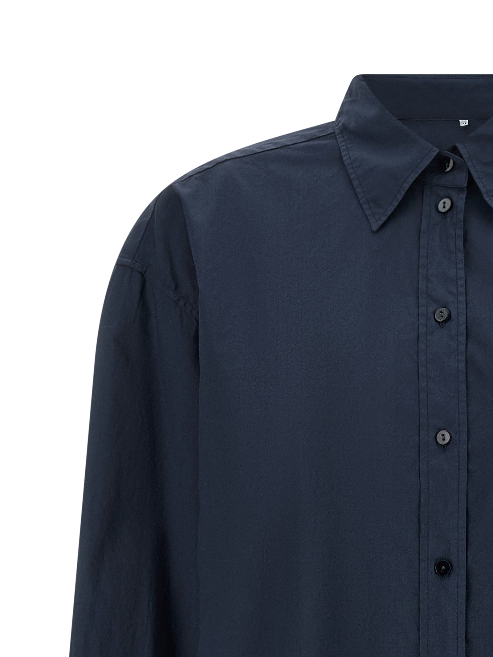 Xacus Tessa Shirt — Women's Blue Cotton Poplin