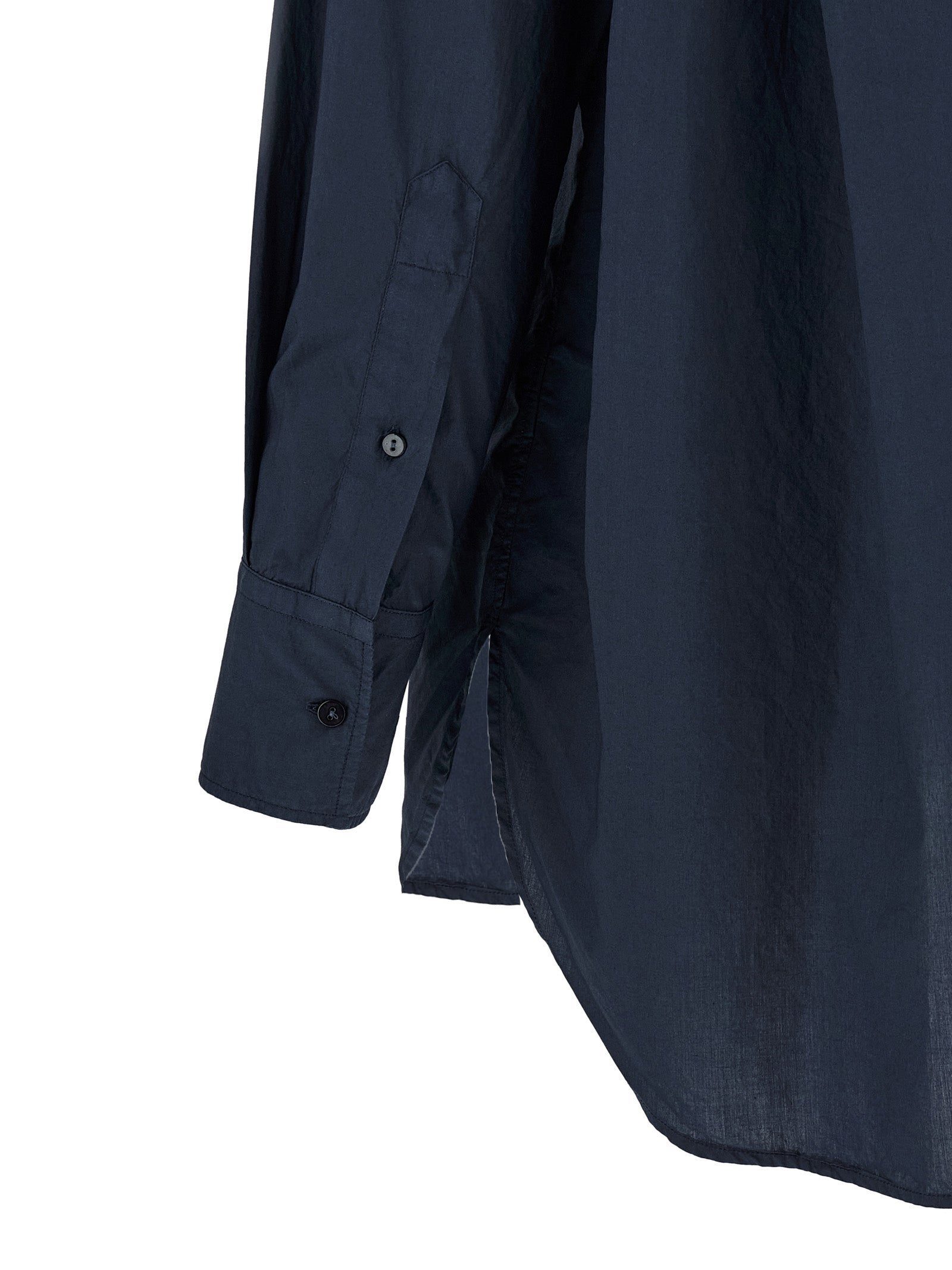 Xacus Tessa Shirt — Women's Blue Cotton Poplin