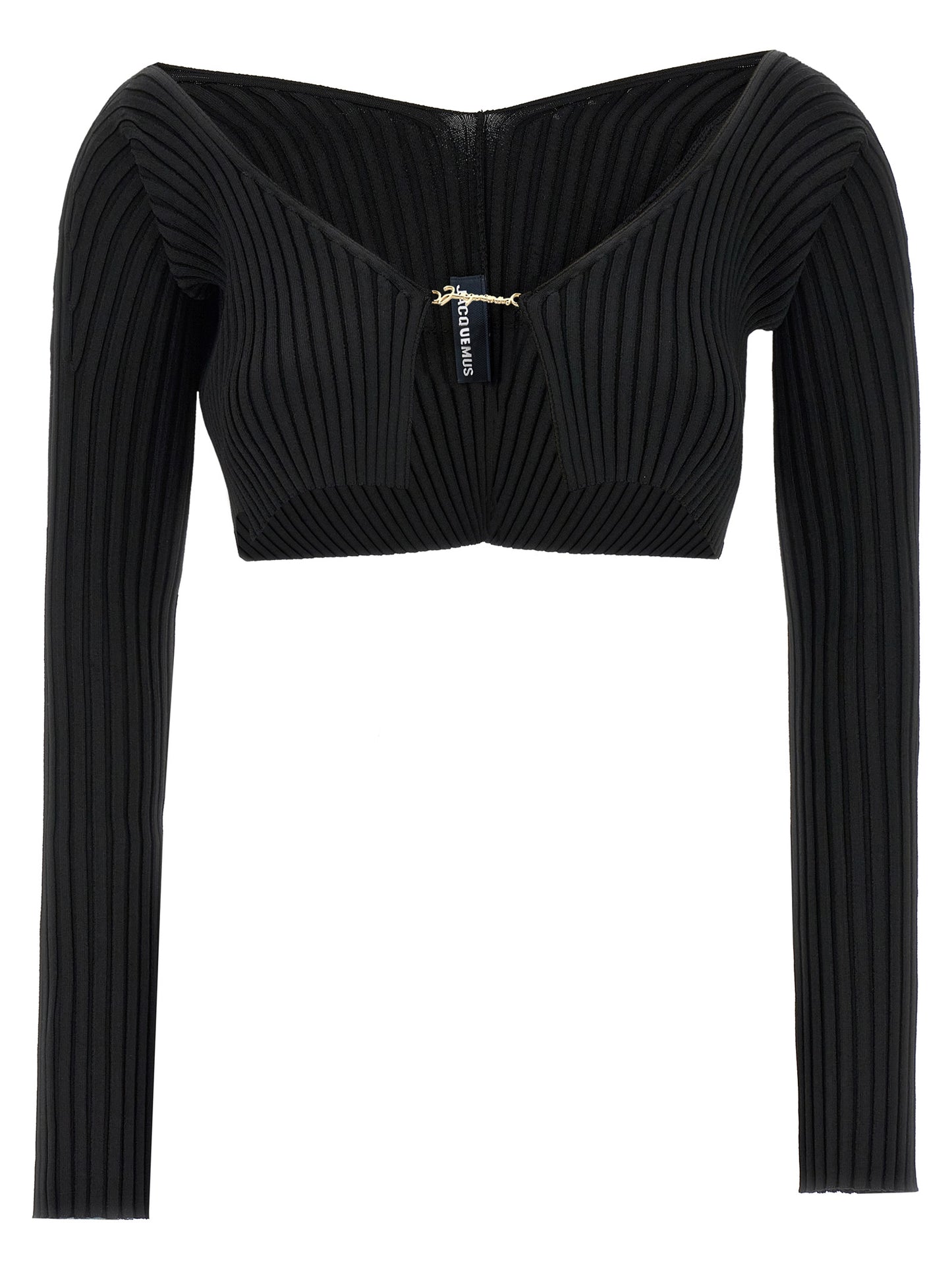 Jacquemus Le Maille Pralu Cropped Cardigan — Knitwear