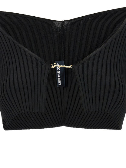 Jacquemus Le Maille Pralu Cropped Cardigan — Knitwear