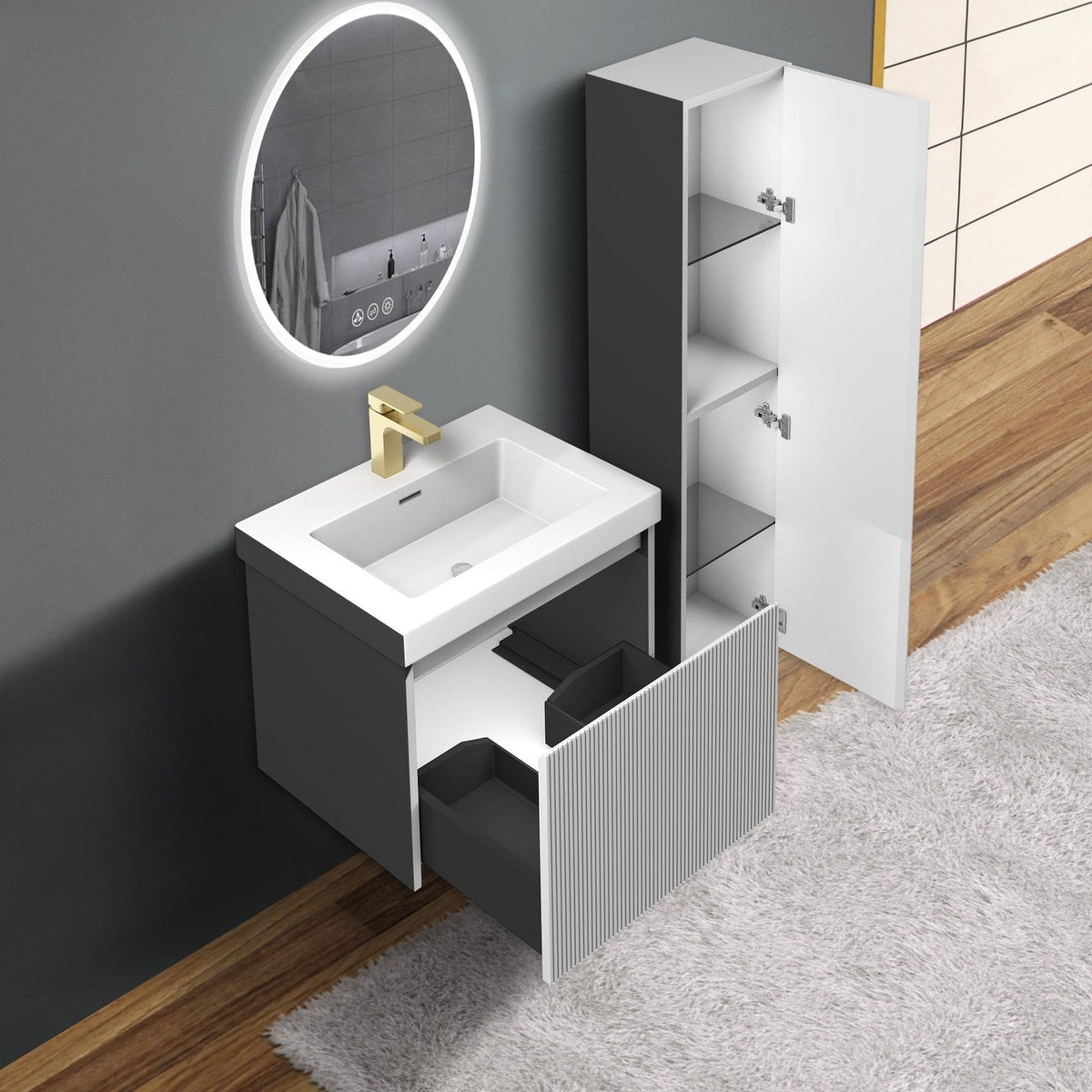 Blossom Positano 24″ Bathroom Vanity - V8028 24 01