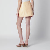 Courreges Courrèges Reedition vinyl miniskirt in orange