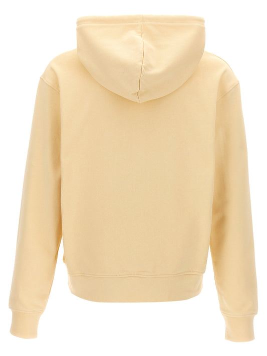 Jacquemus Brode Hoodie — Beige Cotton Topwear