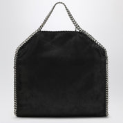 Stella McCartney Falabella Fold Over bag in black shaggy deer