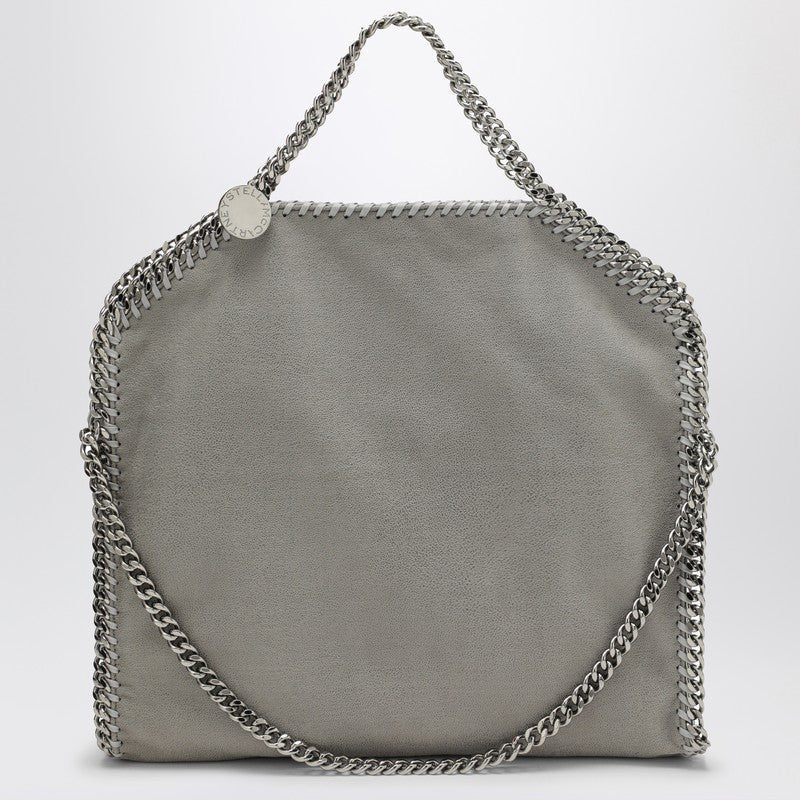 Stella McCartney Falabella Fold Over tote bag in light grey