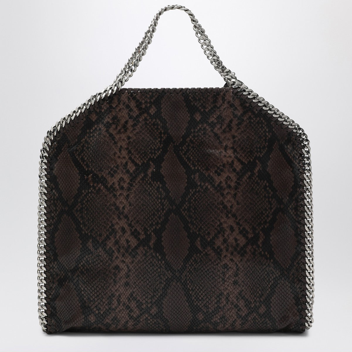 Stella McCartney Falabella Tote Fold Over with snake print