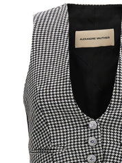 Alexandre Vauthier Houndstooth Waistcoat for Women