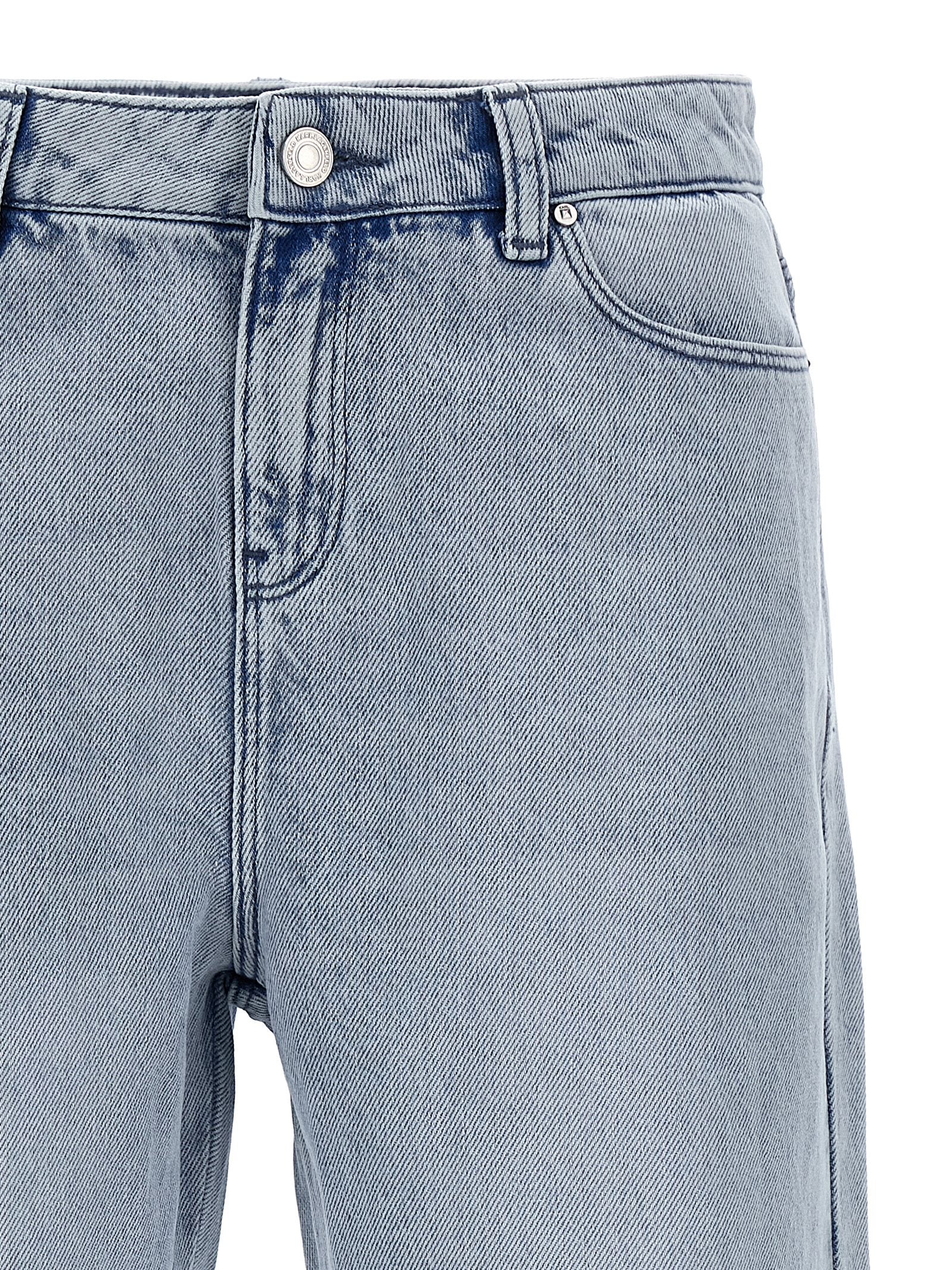 Karl Lagerfeld Rhinestone Fringed Jeans