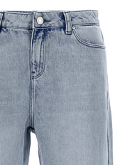 Karl Lagerfeld Rhinestone Fringed Jeans