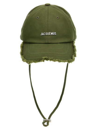 Jacquemus La Casquette Artichaut Cap — Green Canvas