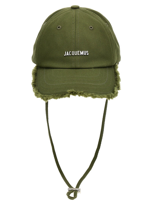 Jacquemus La Casquette Artichaut Cap — Green Canvas