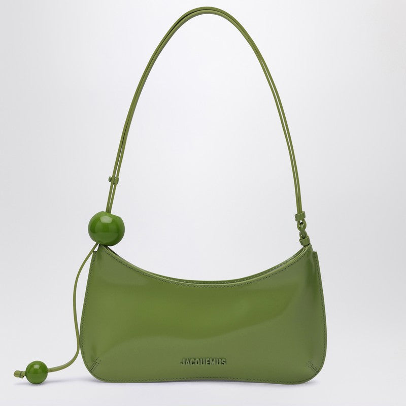 Jacquemus The Bisou Perle bag in green calfskin
