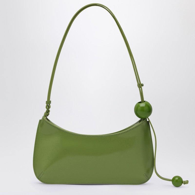 Jacquemus The Bisou Perle bag in green calfskin