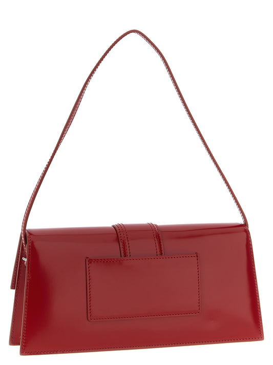 Jacquemus Le Bambino Long Shoulder Bag — Red Leather