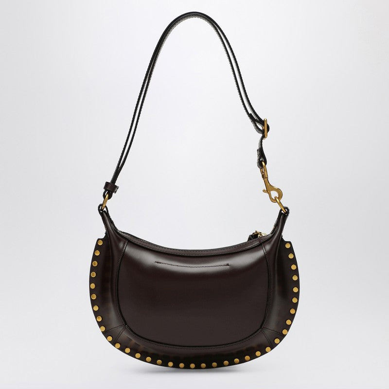 Isabel Marant Oskan Moon brown leather shoulder bag