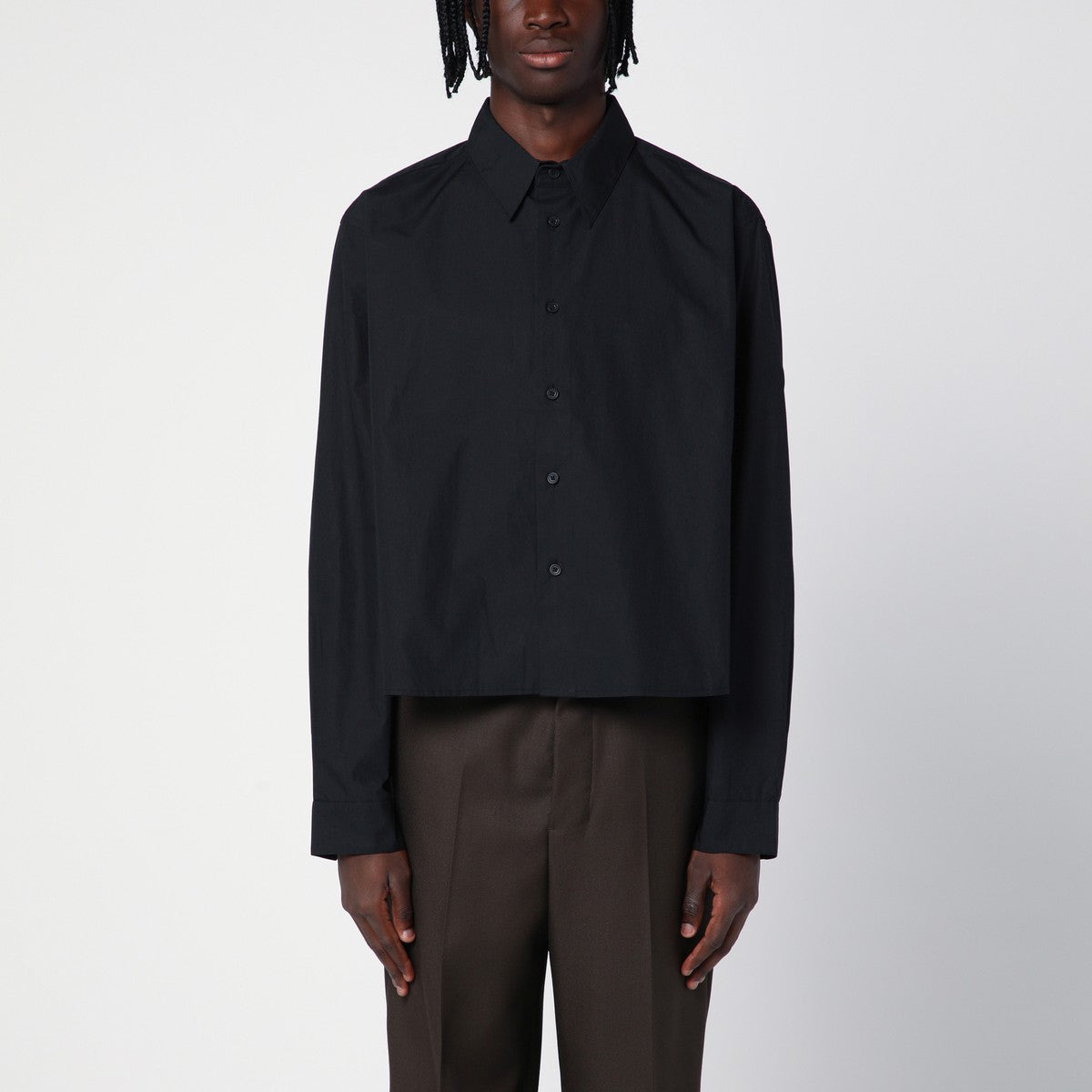 Chemise en coton noir de la New Amsterdam Surf Association