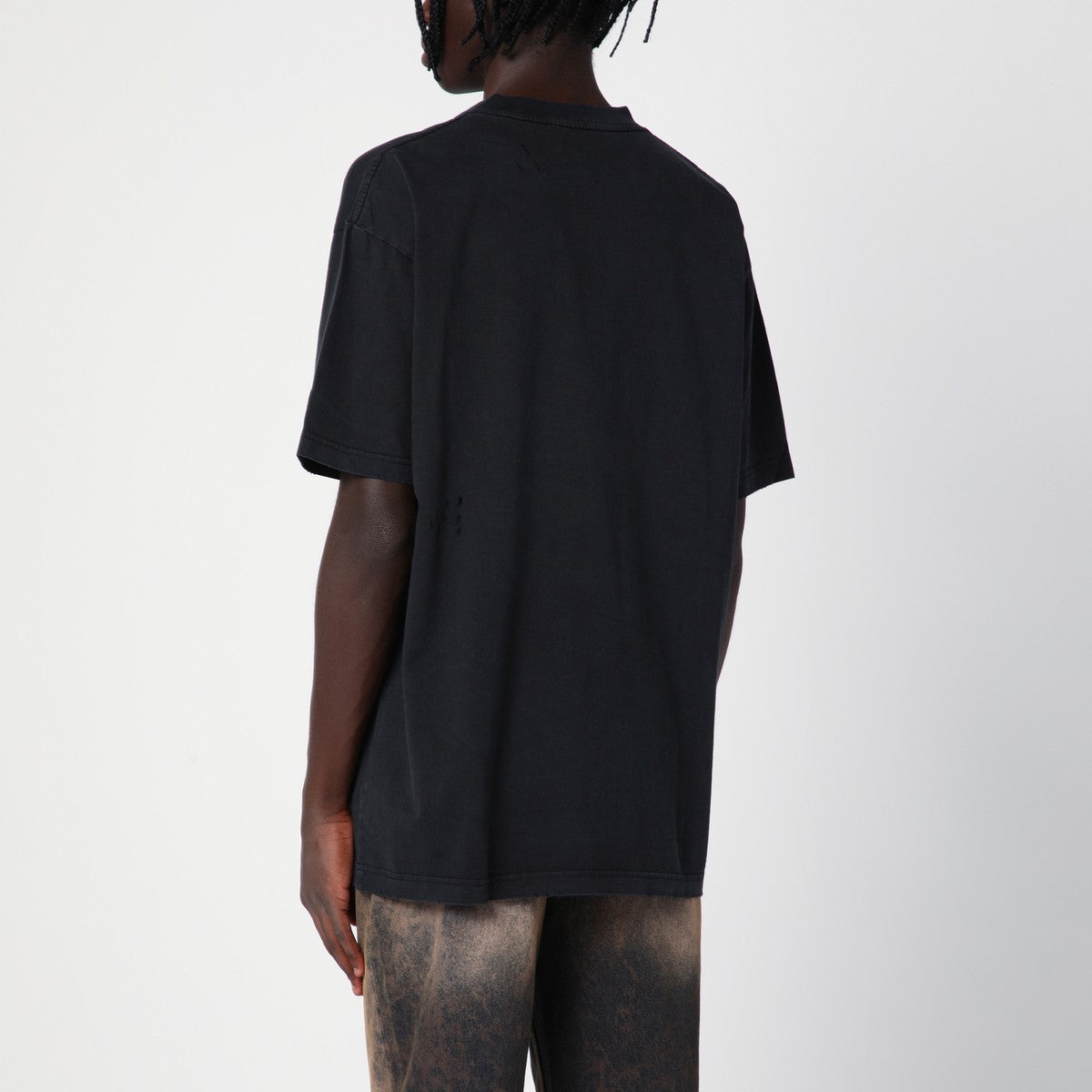 New Amsterdam Surf Association Oversized black cotton T-shirt