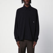 Black Viscose Blend Shirt — New Amsterdam Surf Association