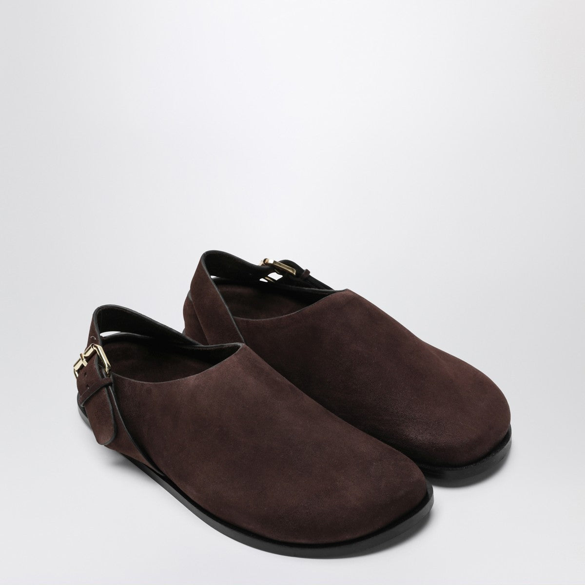 A.EMERY The Louis Clog in marroni suede