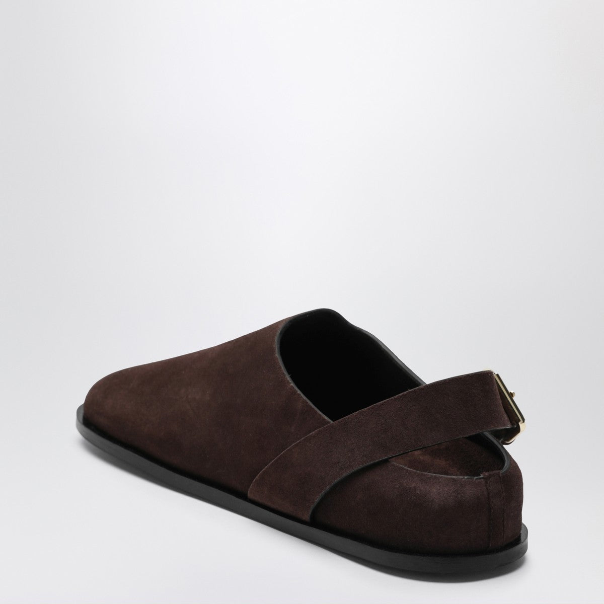 A.EMERY The Louis Clog in marroni suede