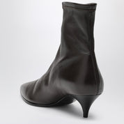 A.EMERY Bottines Ophelia en cuir marron