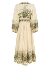 Zimmermann Wanderlust Wrap Midi Dress - Green | Dresses