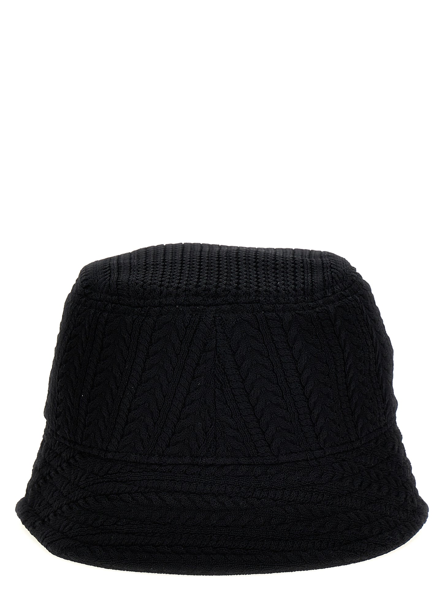 Jacquemus Le Bob Belo Bucket Hat — Black, Braided