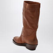 Isabel Marant Ademe Havana leather biker boot