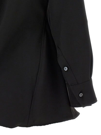 Jacquemus La Chemise Pablo Shirt — Black Wool Shirt