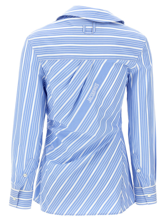 Jacquemus La Chemise Pablo Shirt — Light Blue Shirt