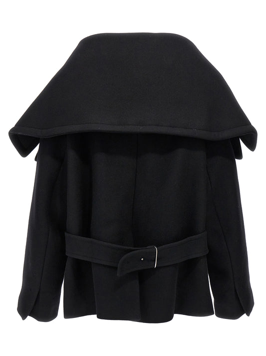 Jacquemus Le Caban Caruso Coat — Women's Black Wool Coat