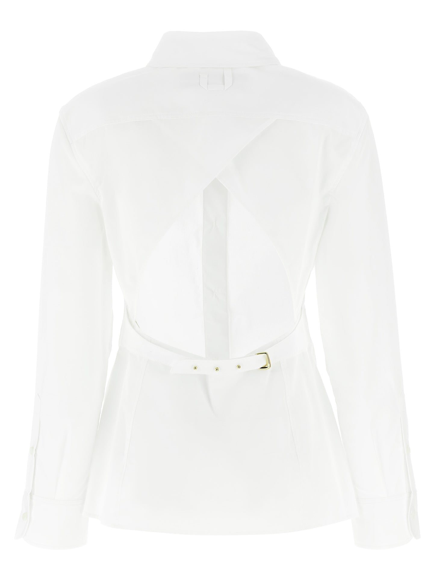 Jacquemus Chemise De Costume Shirt — White Cotton Shirt