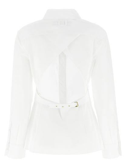 Jacquemus Chemise De Costume Shirt — White Cotton Shirt